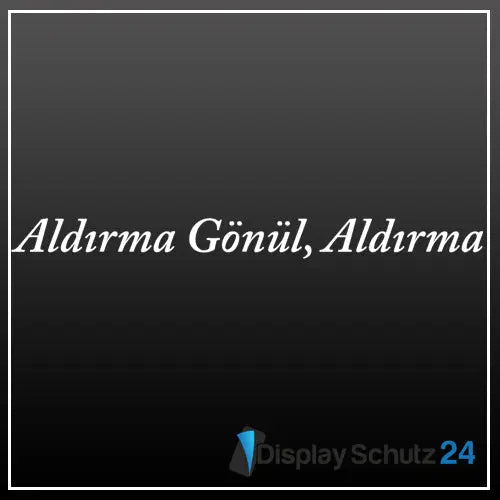 Aldırma Gönül, Aldırma - Display Schutz24