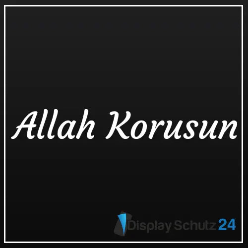 Allah Korusun - Sticker - Display Schutz24
