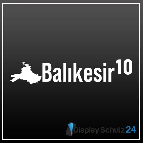 Balıkesir - Sticker mit Karte - Display Schutz24
