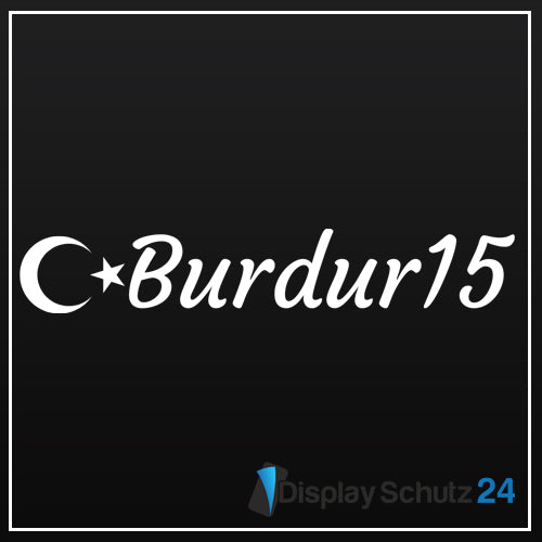 BURDUR - Sticker Display Schutz24