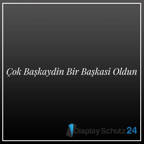 Çok Başkaydin Bir Başkasi Oldun - Display Schutz24
