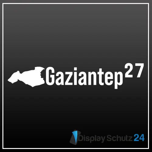 Gaziantep - Sticker mit Karte - Display Schutz24