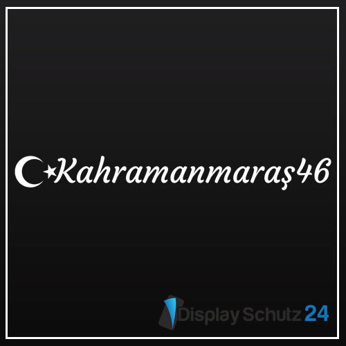 KAHRAMANMARAS - Sticker Display Schutz24