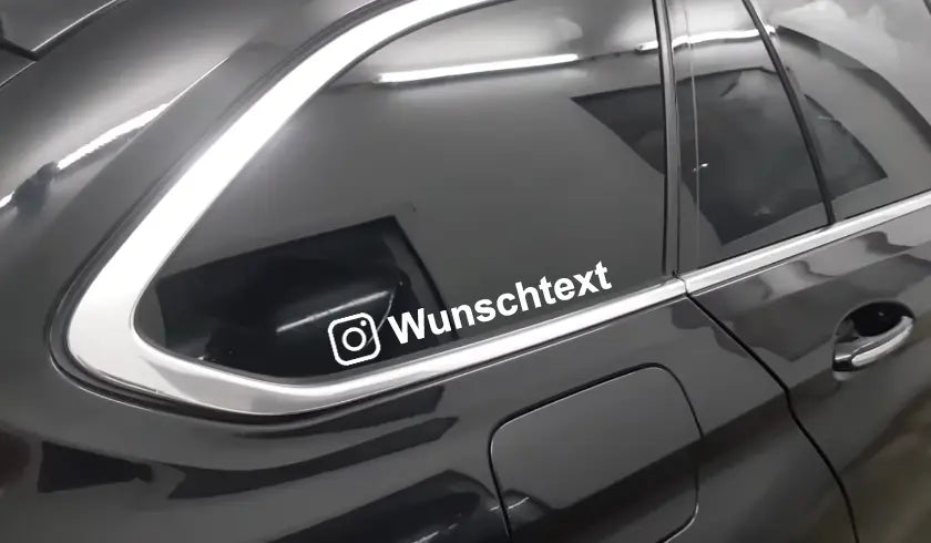 Instagram Dein Wunschtext - Sticker - Display Schutz24
