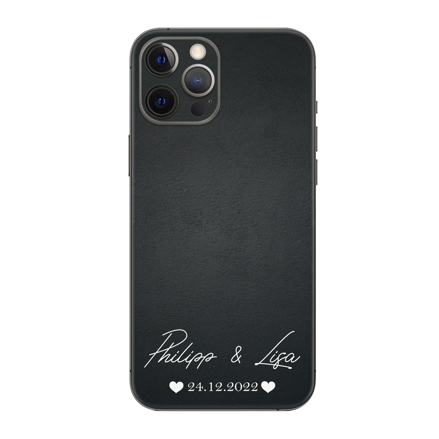 Backside Skin My Love-2 - Für alle Smartphones bis 7 Zoll Display Schutz24