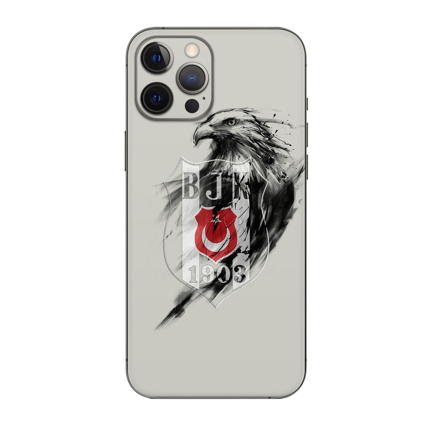 Backside Skin-Besiktas-6 - Für alle Smartphones bis 7 Zoll Display Schutz24