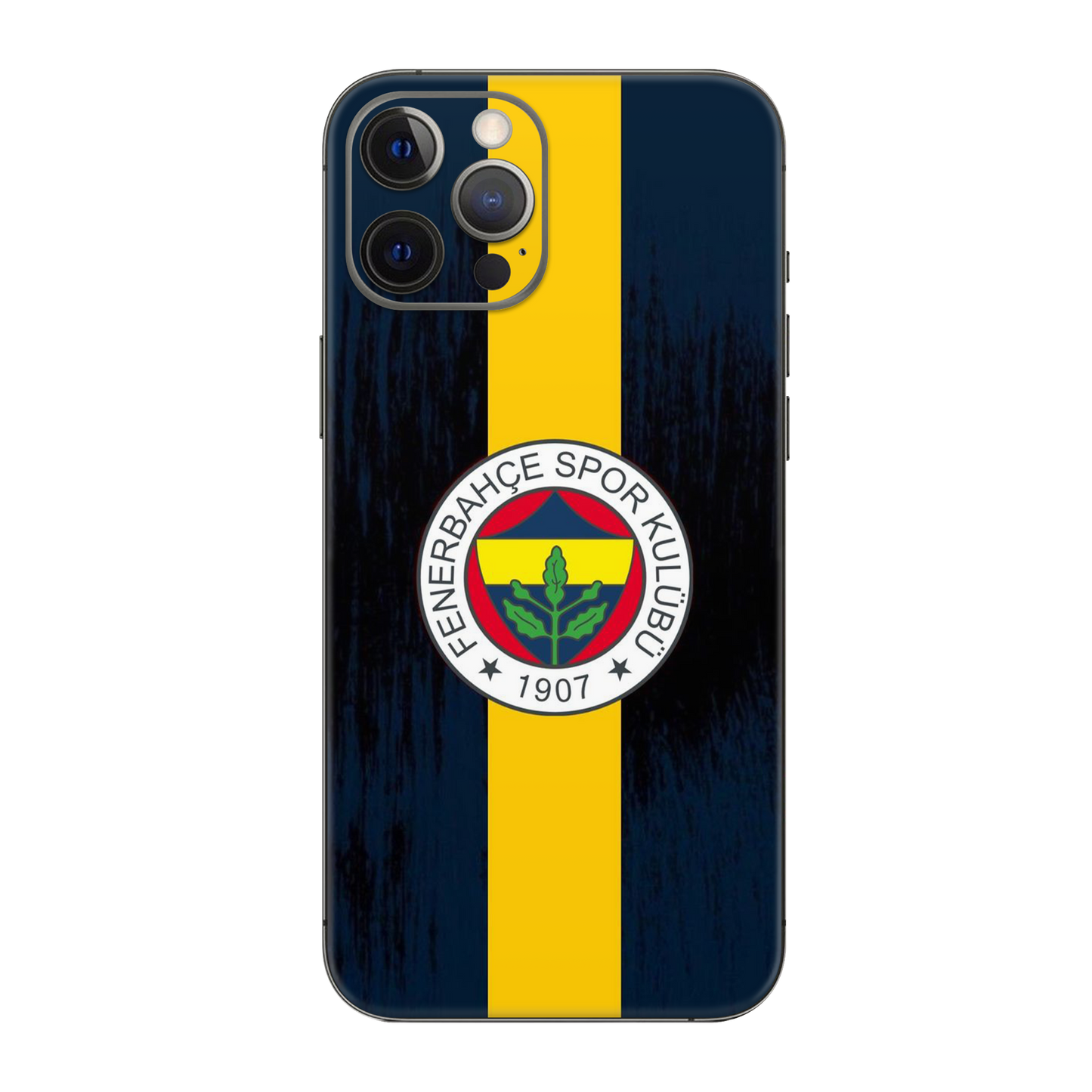 Backside Skin-Fenerbahce-2 - Für alle Smartphones bis 7 Zoll Display Schutz24