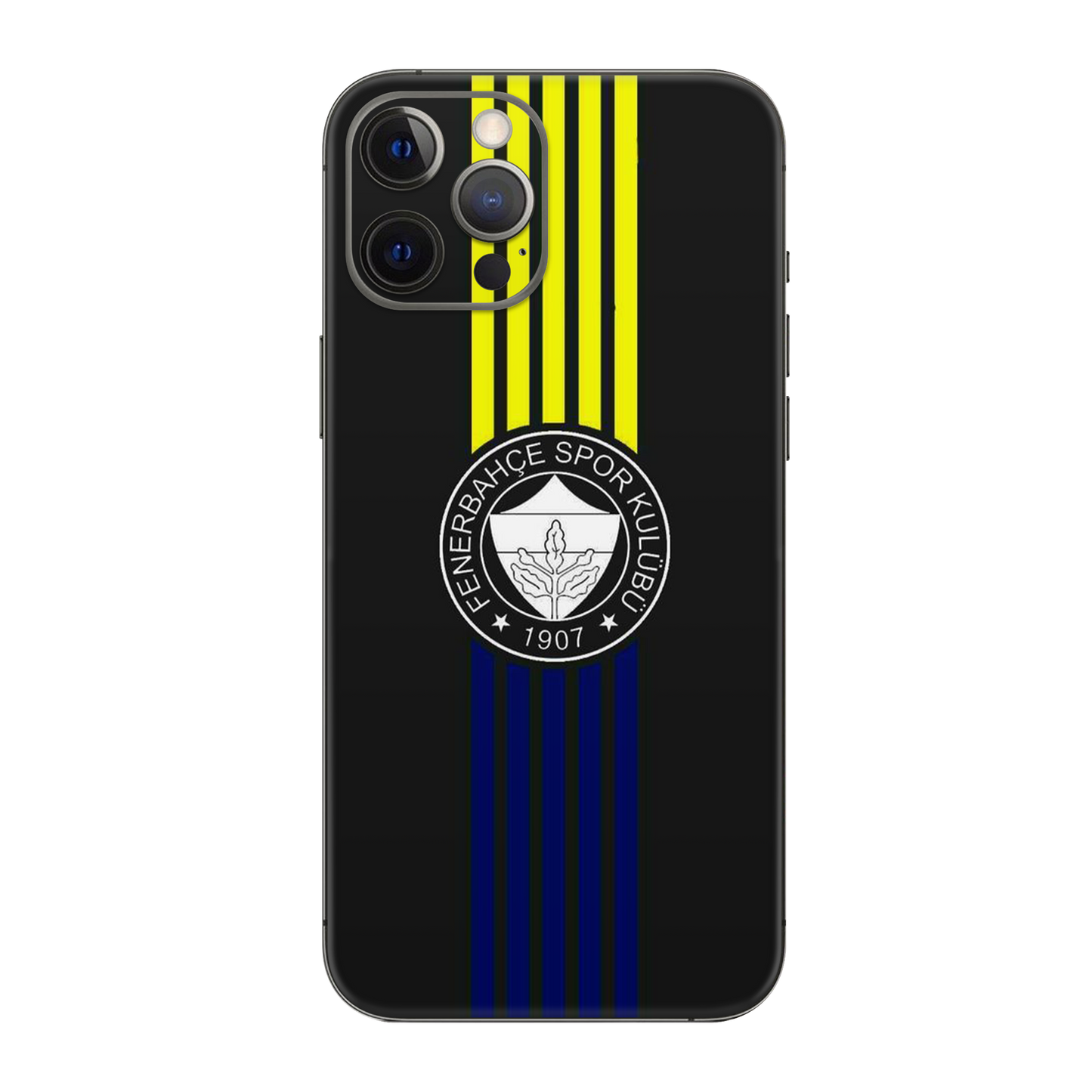 Backside Skin-Fenerbahce-4 - Für alle Smartphones bis 7 Zoll Display Schutz24