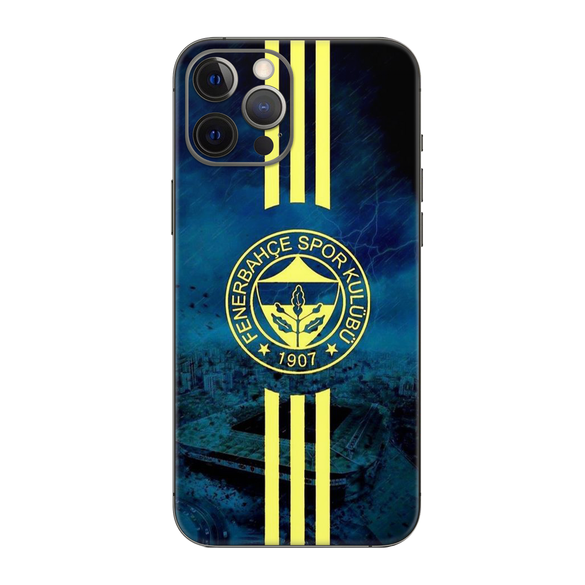 Backside Skin-Fenerbahce-5 - Für alle Smartphones bis 7 Zoll Display Schutz24