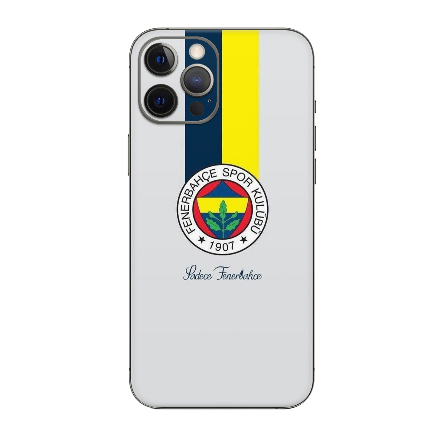 Backside Skin-Fenerbahce-7 - Für alle Smartphones bis 7 Zoll Display Schutz24