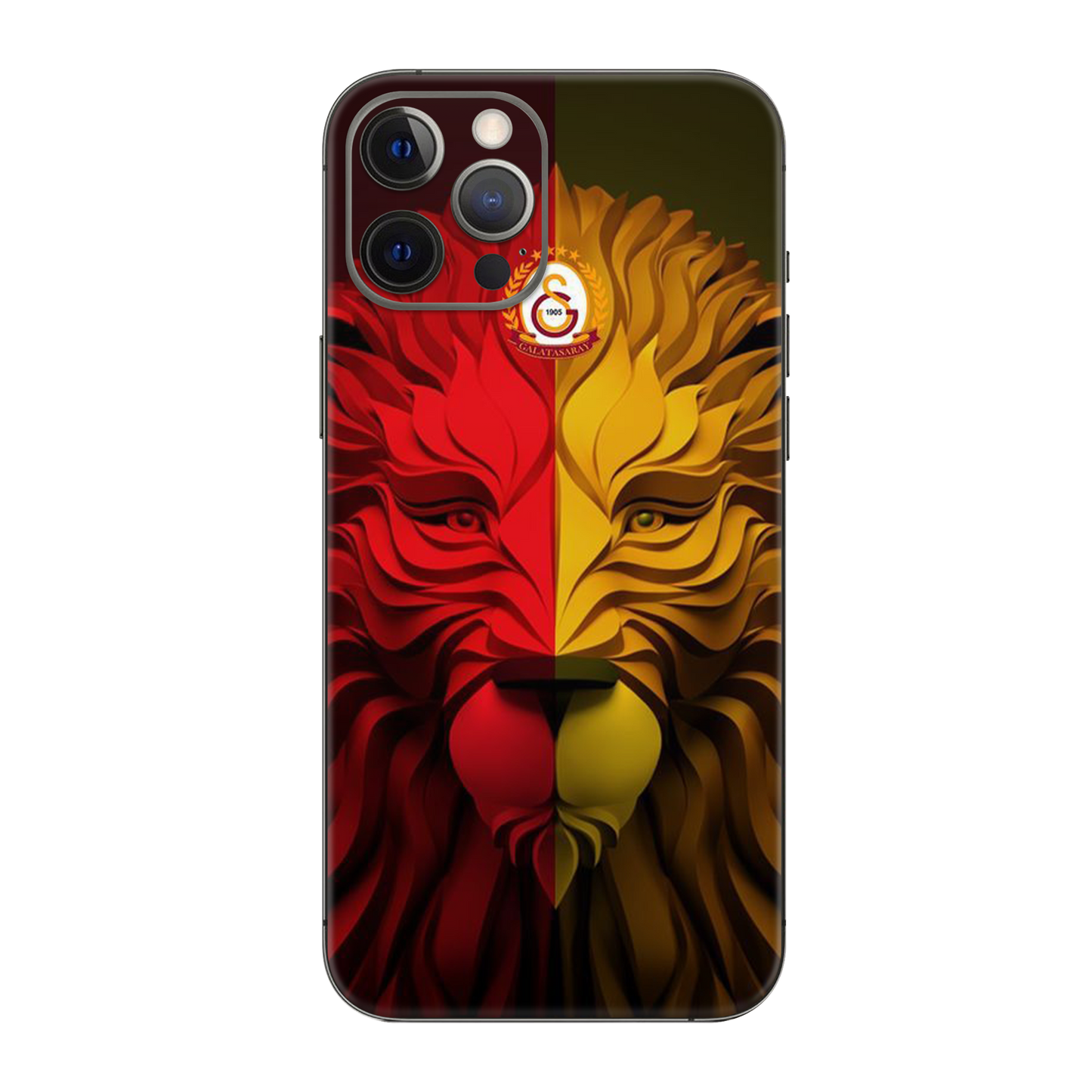 Backside Skin-Galatasaray-3 - Für alle Smartphones bis 7 Zoll Display Schutz24