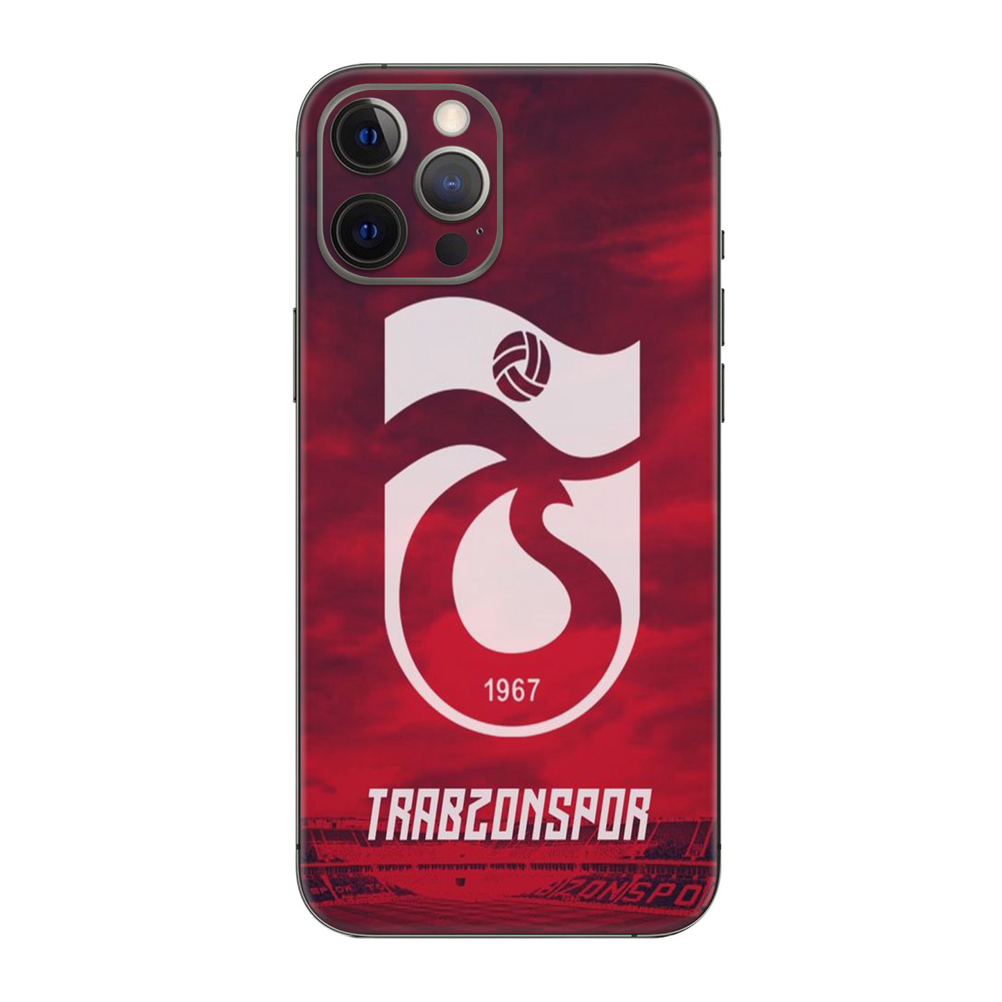 Backside Skin-Trabzonspor-4 - Für alle Smartphones bis 7 Zoll Display Schutz24