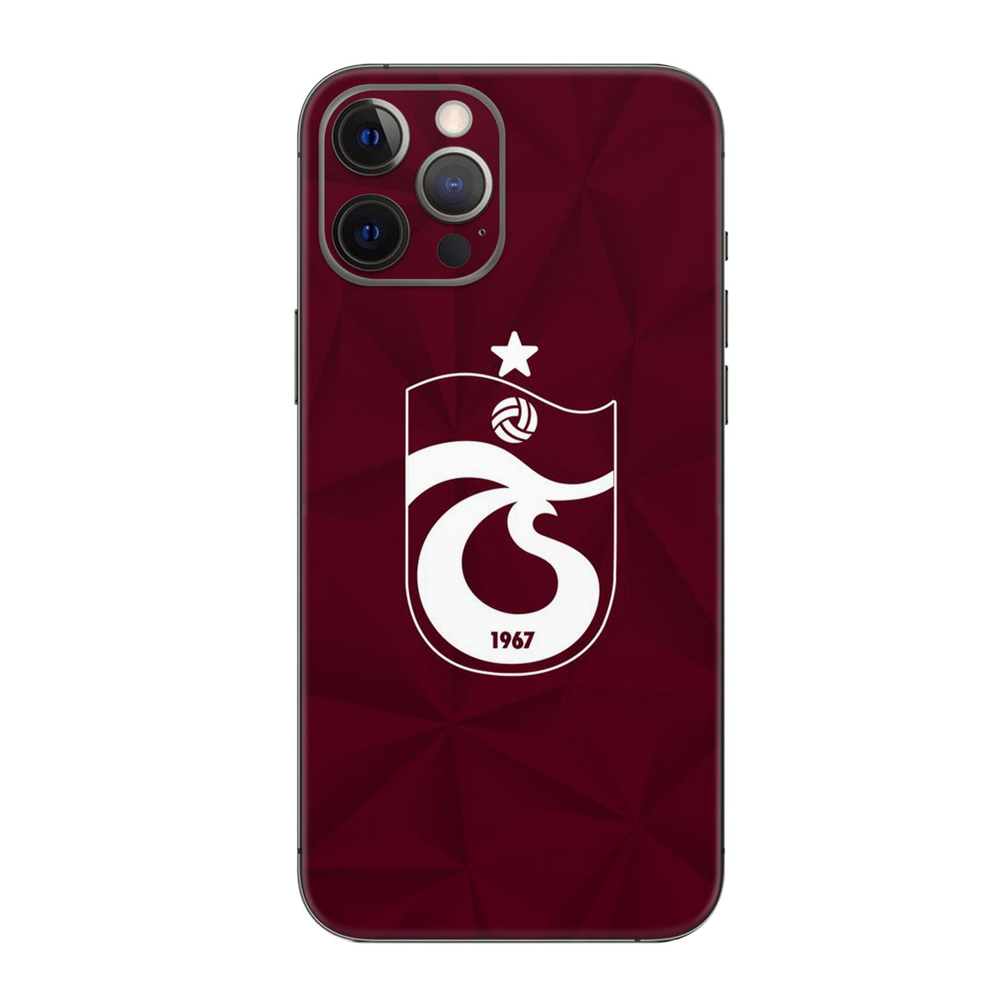 Backside Skin-Trabzonspor-5 - Für alle Smartphones bis 7 Zoll Display Schutz24