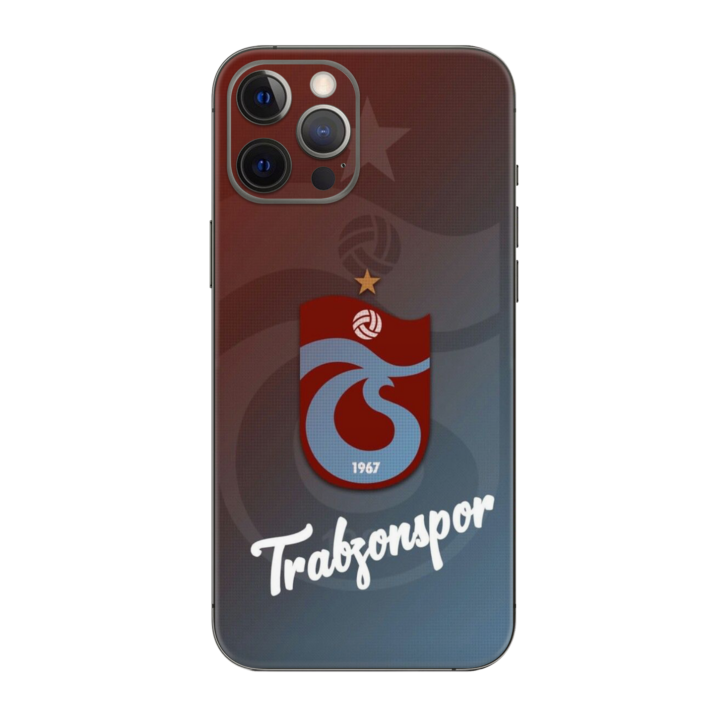 Backside Skin-Trabzonspor-7 - Für alle Smartphones bis 7 Zoll Display Schutz24