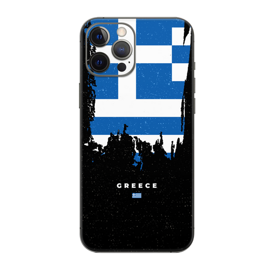 Backside Skin Griechenland - Für alle Smartphones bis 7 Zoll