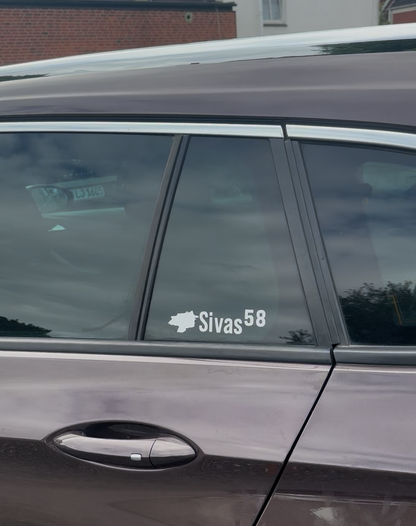 Sivas - Sticker mit Karte