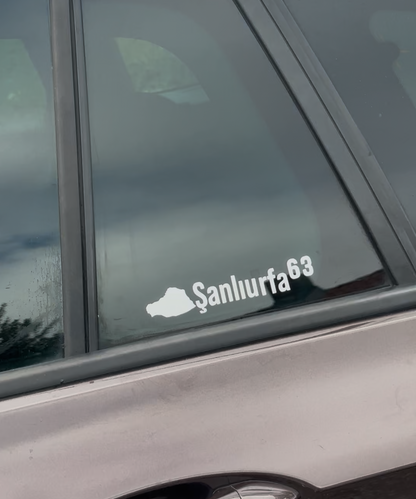 Şanlıurfa - Sticker mit Karte