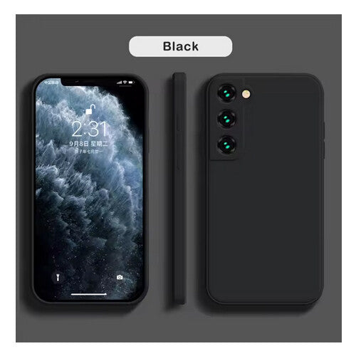 Schutzhülle Samsung Galaxy S25 Silikon Case Schwarz Case Schutz Case