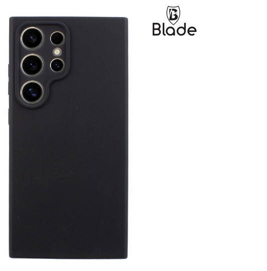 Schutzhülle Samsung Galaxy S24 Ultra Case Handy Tasche Bumper Silikon Schwarz