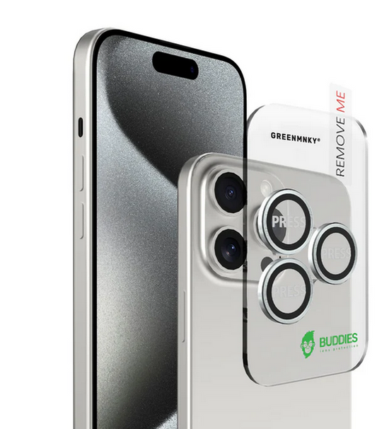 Kamera Schutz iPhone 15 Pro / 15 Pro Max Original Schutzglas Titanium