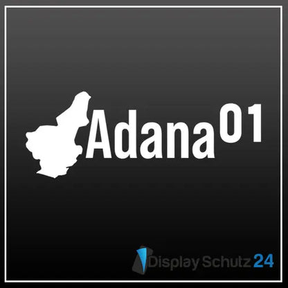 ADANA - Sticker mit Karte - Display Schutz24