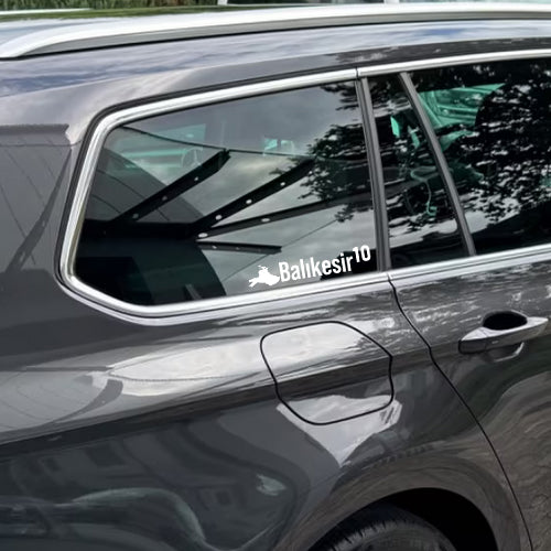 Balıkesir - Sticker mit Karte