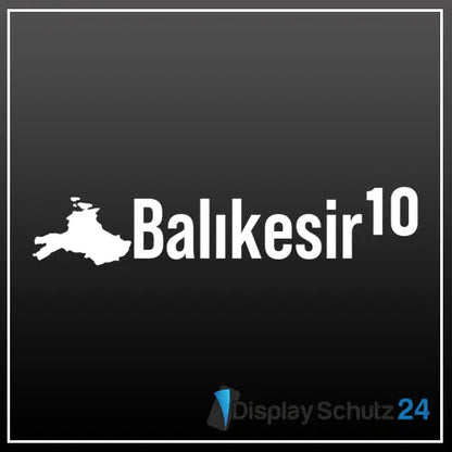 Balıkesir - Sticker mit Karte - Display Schutz24