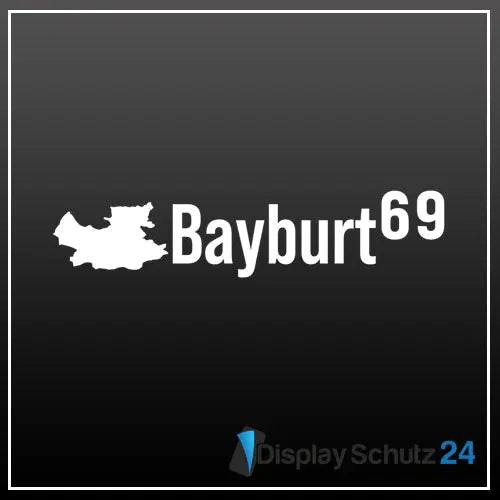 Bayburt - Sticker mit Karte - Display Schutz24
