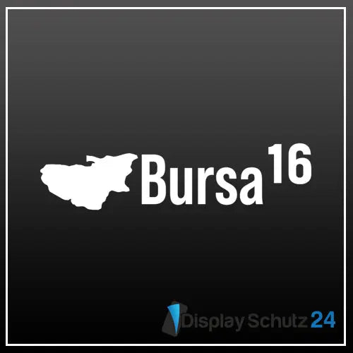 Bursa - Sticker mit Karte - Display Schutz24
