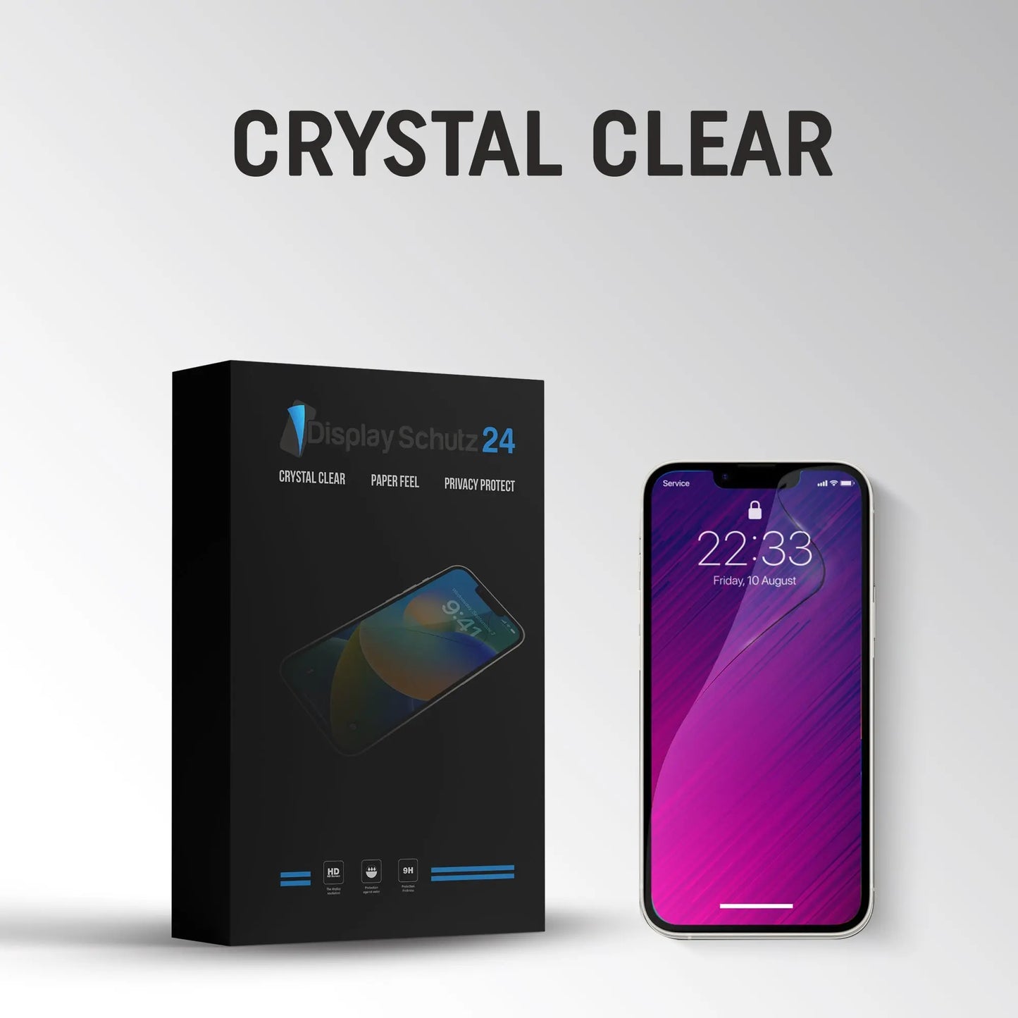 Crystal Clear Panzerschutzfolie - für alle Smartphones