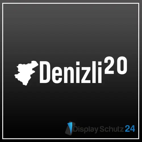 Denizli - Sticker mit Karte - Display Schutz24