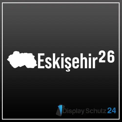 Eskişehir - Sticker mit Karte - Display Schutz24