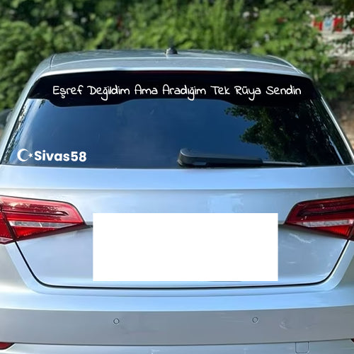 Eşref Değildim Ama Aradığim Tek Rüya Sendin - Sticker