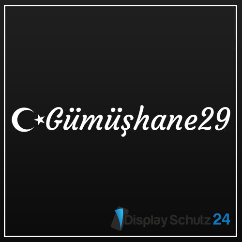 GÜMÜSHANE - Sticker Display Schutz24
