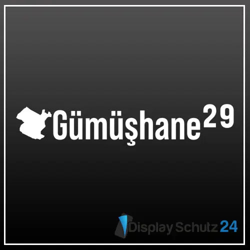 Gümüşhane - Sticker mit Karte - Display Schutz24