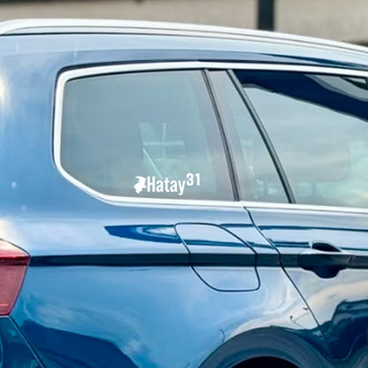 Hatay - Sticker mit Karte