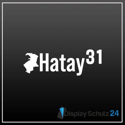 Hatay - Sticker mit Karte - Display Schutz24