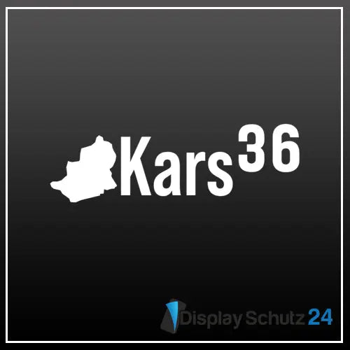 Kars - Sticker mit Karte - Display Schutz24