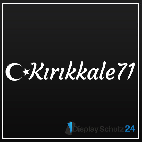KIRIKKALE - Sticker Display Schutz24