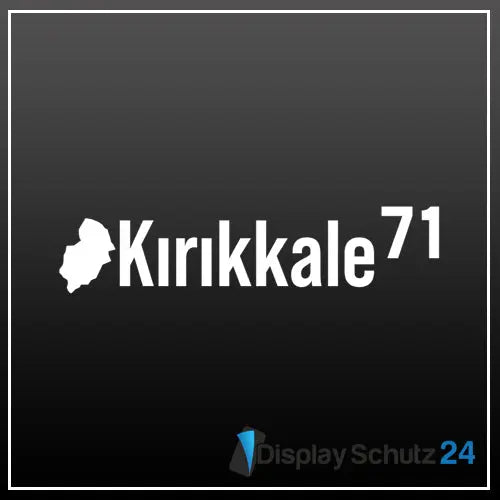 Kırıkkale - Sticker mit Karte - Display Schutz24