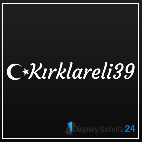 KIRKLARELI - Sticker Display Schutz24
