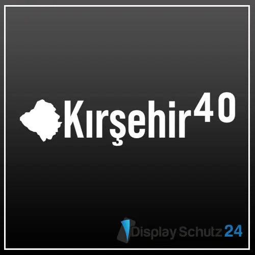 Kırşehir - Sticker mit Karte - Display Schutz24