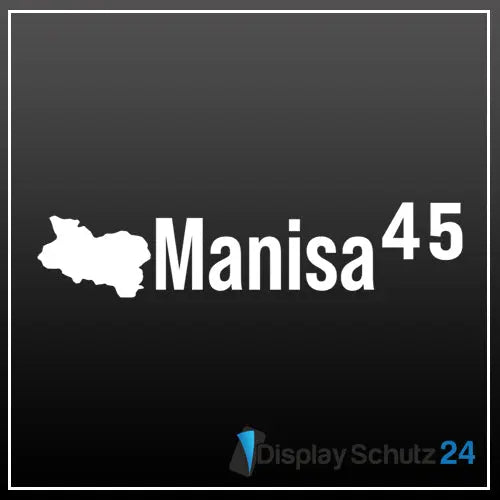 Manisa - Sticker mit Karte - Display Schutz24