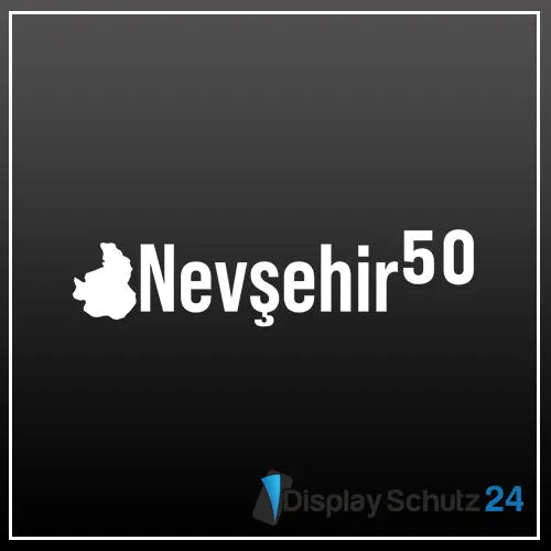 Nevşehir - Sticker mit Karte - Display Schutz24