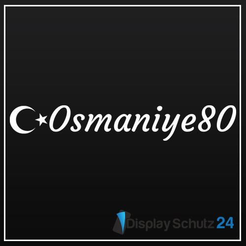 OSMANIYE - Sticker Display Schutz24