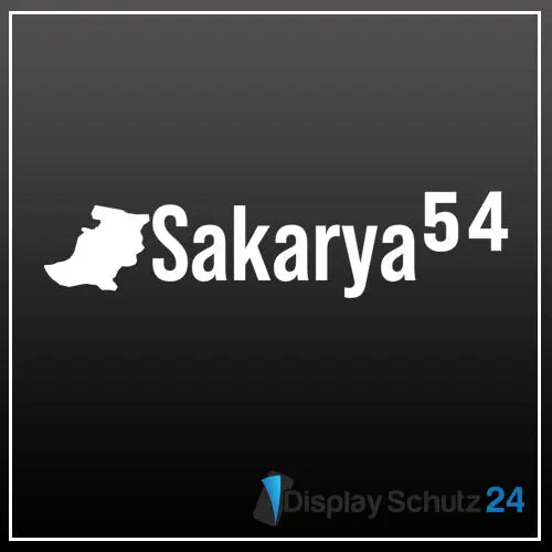 Sakarya - Sticker mit Karte - Display Schutz24