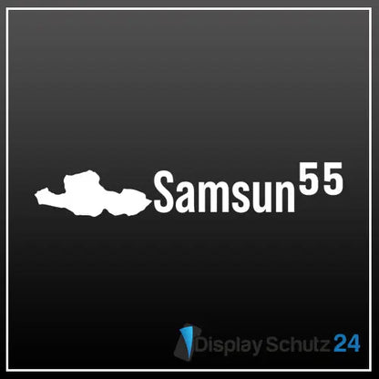 Samsun - Sticker mit Karte - Display Schutz24