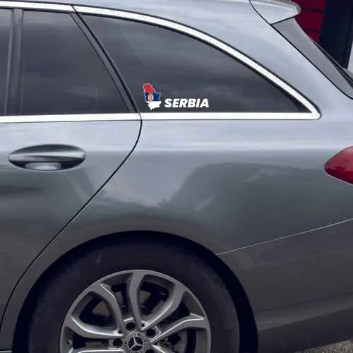 Serbia - Sticker Farbe - Display Schutz24