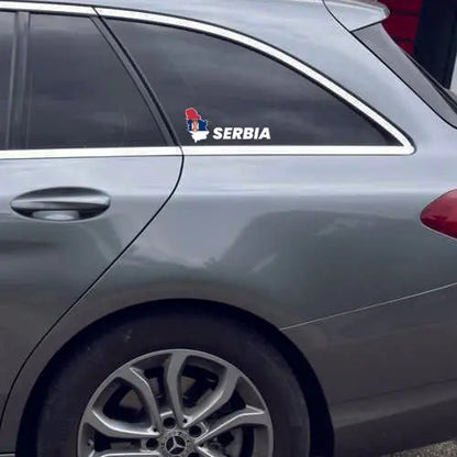 Serbia - Sticker Farbe - Display Schutz24