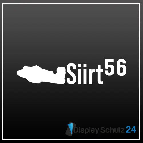 Siirt - Sticker mit Karte - Display Schutz24